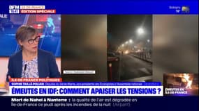 Île-de-France: Sophie Taillé-Polian, députée du Val-de-Marne appelle le gouvernement "à donner une réponse politique" aux violences urbaines