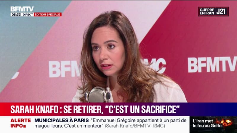 "Je voulais une union": Sarah Knafo affirme qu'Édouard Philippe "a posé un véto" à une alliance avec Rachida Dati pour la municipale à Paris