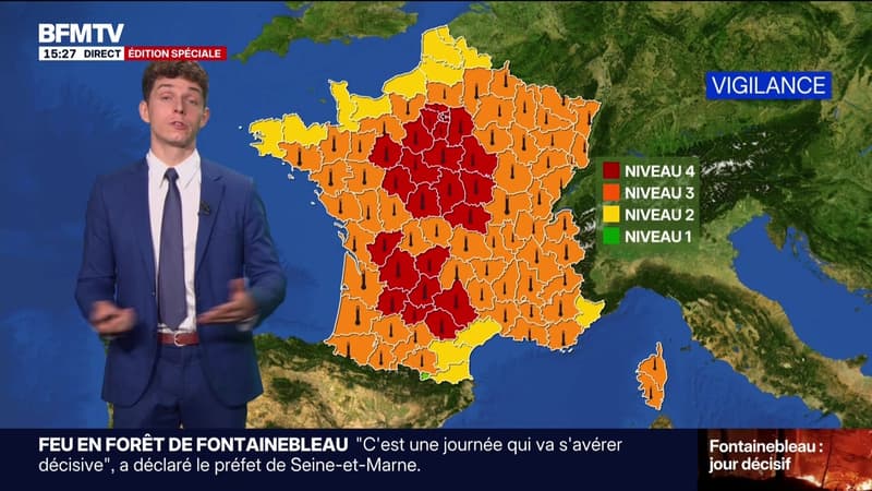 La météo pour ce mercredi 15 juillet 2026