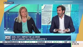 PGE pour le groupe Galeries Lafayette: "on est en discussion avec Bercy" pour un prêt "autour des 300 millions d'euros"