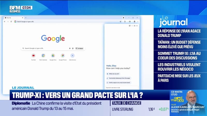 Donald Trump en Chine : vers un pacte de non-agression concernant l'IA ?
