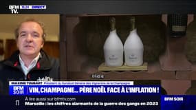 Noël/inflation: "Les vignerons et maisons de Champagne ont à cœur de continuer à vendre de belles bouteilles à leur juste prix", affirme Maxime Toubart (président du syndicat général des vignerons de la Champagne)