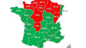 82 % des Français sont satisfaits de leur région