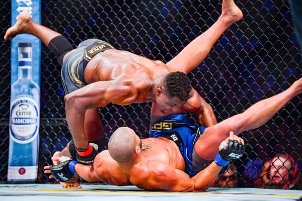 Francis Ngannou et Ciryl Gane