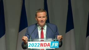 Nicolas Dupont-Aignan annonce sa candidature à la présidentielle de 2022