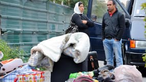 Une centaine de Roms ont été évacué d'un campement illicite à Roubaix, ce vendredi 27 septembre.