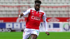 Boulaye Dia avec le Stade de Reims, le 16 décembre 2020