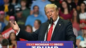 Donald Trump, à la convention républicaine le jeudi 18 juillet 2024 à Milwaukee, dans l'État du Wisconsin.