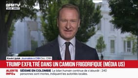 Exfiltration de Donald Trump: "Avec le recul, je pense que certains détails laissaient penser qu'il se passait quelque chose", raconte un journaliste à CNN