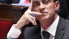 Le Premier ministre Manuel Valls, lors de la séance des questions au gouvernement ce mercredi à l'Assemblée nationale.