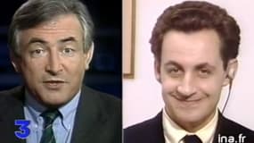 DSK et Sarkozy débattent pendant la campagne des législatives de 1993