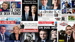 Les unes de la presse du lundi 24 avril