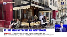 Paris: pas de terrasses estivales rue Montorgueil