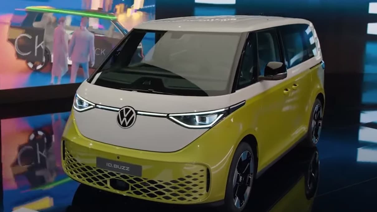 Le Volkswagen ID.Buzz a été dévoilé ce mercredi à Paris.