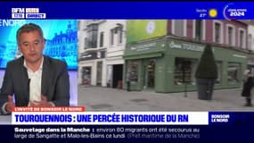 "Je fais campagne sur des résultats": Gérald Darmanin vante son bilan d'élu à Tourcoing