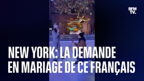 Ce Français a privatisé la patinoire du Rockefeller Center à New York pour sa demande en mariage