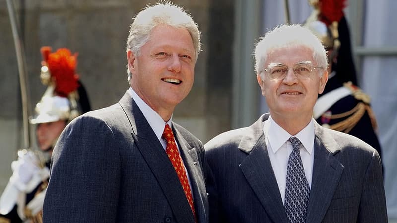 Bill Clinton et Lionel Jospin à Washington en 1999.