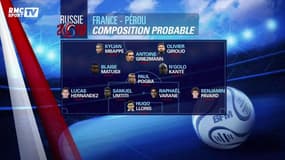 Equipe de France : Quels changements dans la composition d'équipe contre le Pérou ?