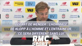 Départ de Wenger : L'hommage de Klopp à l'homme et l'entraîneur, "ce sera différent sans lui"