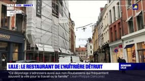 Lille: la salle de l’ancien restaurant étoilé de l'Huîtrière va être détruite
