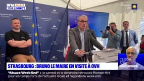 Strasbourg: Bruno le Maire au lancement du nouveau data center d'OVHcloud
