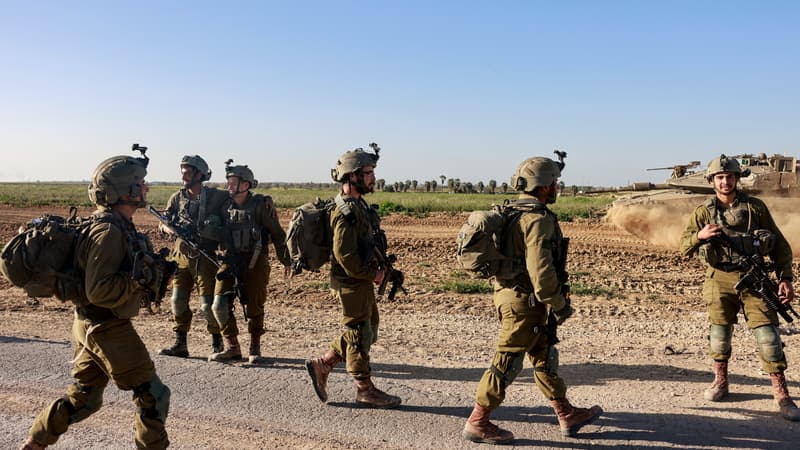 Des soldats israéliens le 12 mars 2024 (photo d'illustration) 