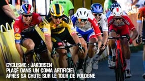 Cyclisme : Jakobsen placé dans un coma artificiel après sa chute sur le Tour de Pologne