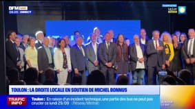 Toulon : la droite locale en soutien de Michel Bonnus