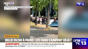 La chanteuse Billie Eilish se produira ces 10 et 11 juin, les fans campent déjà devant Bercy