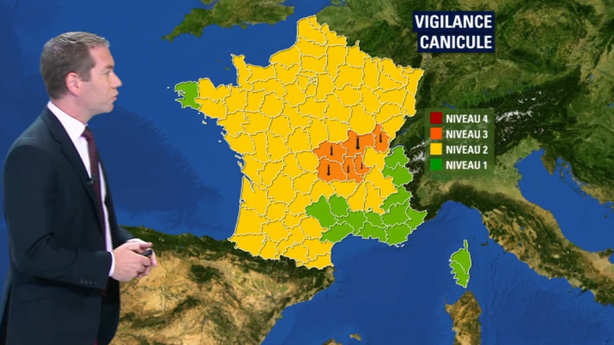 Les départements encore en vigilance orange canicule le 30 août 2017 (image d'illustration)