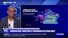 Bretagne: le Finistère et le Morbihan placés en vigilance orange "pluies/inondations"