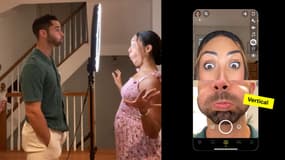 Snapchat permet désormais de créer des contenus photo ou vidéo avec sa double caméra