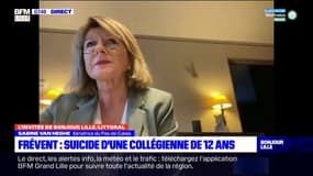 Suicide d'une adolescente à Frévent: Sabine Van Heghe, sénatrice du Pas-de-Calais, exprime "tout son soutien" à la famille