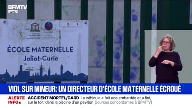 "Ça fait peur": un directeur d'école maternelle mis en examen pour "viol sur mineur de 15 ans" et "détention et diffusion d'images présentant un caractère pornographique" à Limoges