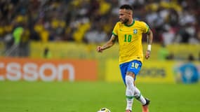 Neymar avec le Brésil, à Rio de Janeiro le 25 mars 2022