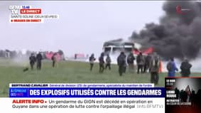 Sainte-Soline: les forces de l'ordre font face "à une situation très très dure" affirme un général de division de gendarmerie