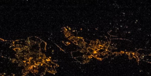 Une autre vue de Rome prise de l'ISS. Une autre vue de Rome prise de l'ISS.