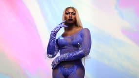 La star de "RuPaul's Drag Race", Shea Couleé lors du show Savage X Fenty de Rihanna à Los Angeles le 2 octobre 2020.