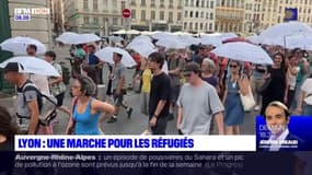 Lyon: une marche pour les réfugiés