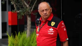 Frédéric Vasseur, team manager de Ferrari, le 20 juillet 2023 lors du Grand Prix de Hongrie