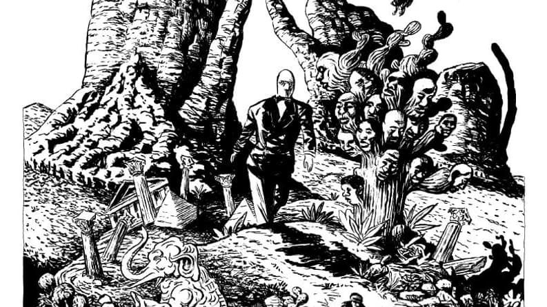 Une planche de "Black-out"