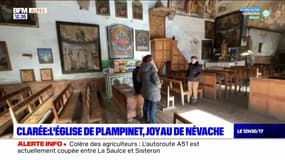 Dans la vallée de la Clarée, l'église de Plampinet se découvre avec une guide
