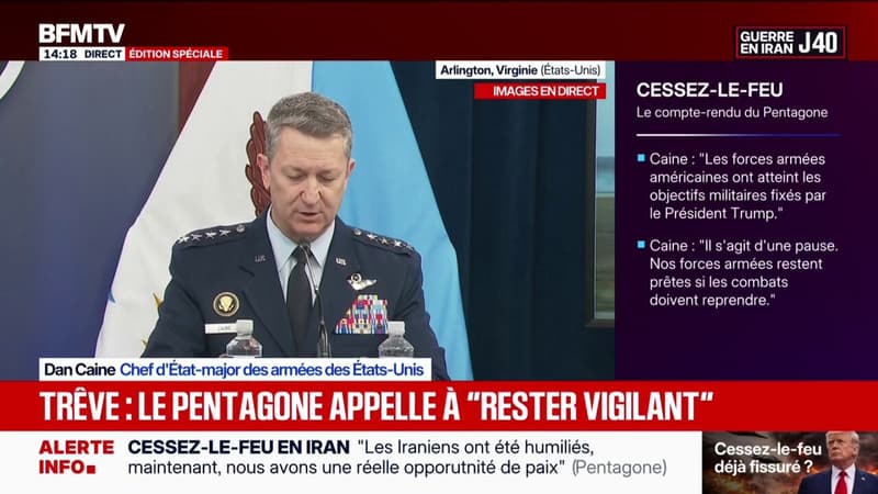 Guerre au Moyen-Orient: "Plus de 13.000 cibles" iraniennes ont été frappées par les forces américaines, selon le chef d'État-major des armées