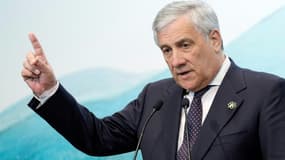 Le ministre italien des Affaires étrangères Antonio Tajani, le 18 avril 2023 à Karuizawa, au Japon