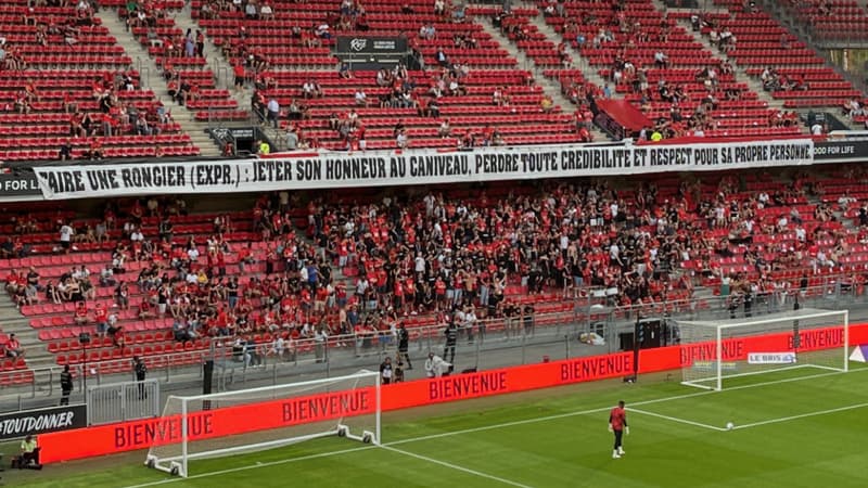 Rennes-OM: "Faire une Rongier, jeter son honneur au caniveau", la banderole hostile des supporters...