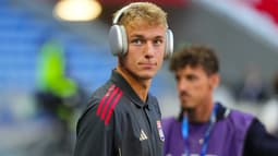 Le Tchèque Adam Karabec de l'Olympique lyonnais lors de son premier match avec l'Olympique lyonnais face à Metz, le 23 août 2025