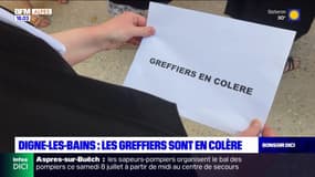 Digne-les-Bains: rassemblement de greffiers en colère 