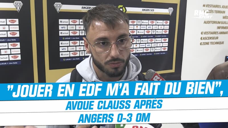 Angers 0-3 OM : "Jouer en équipe de France m’a fait du bien pour la confiance", avoue Clauss