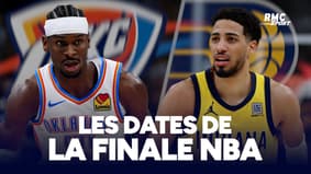 NBA : Une finale Thunder-Pacers, les dates et le tableau final