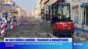 Lyon: l'inquiétude des commerçants de l'avenue des Frères Lumières face aux travaux